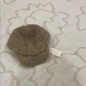 Quincy Mae Taupe Sherpa Hat